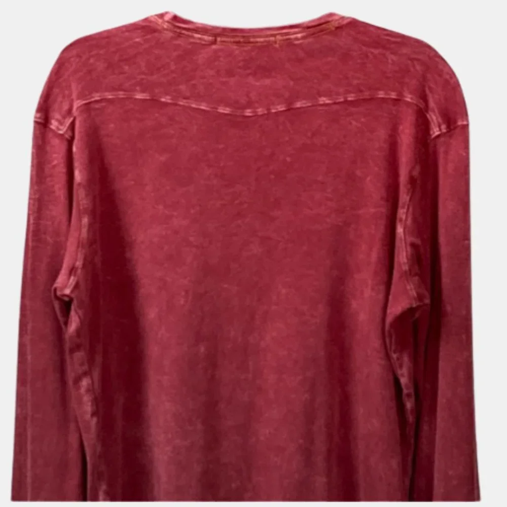 Agave Mens Denimsmith Crewneck Sweater Brick Red Medium Jake Agave Supima Cotton